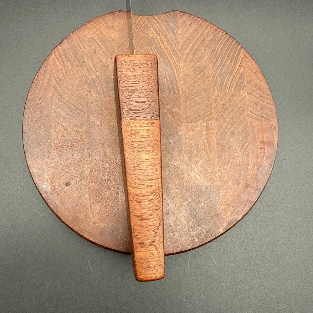 VTG Jens Quistgaard for Dansk Teak Cheese Cutting Board with Built in Knife 11.5